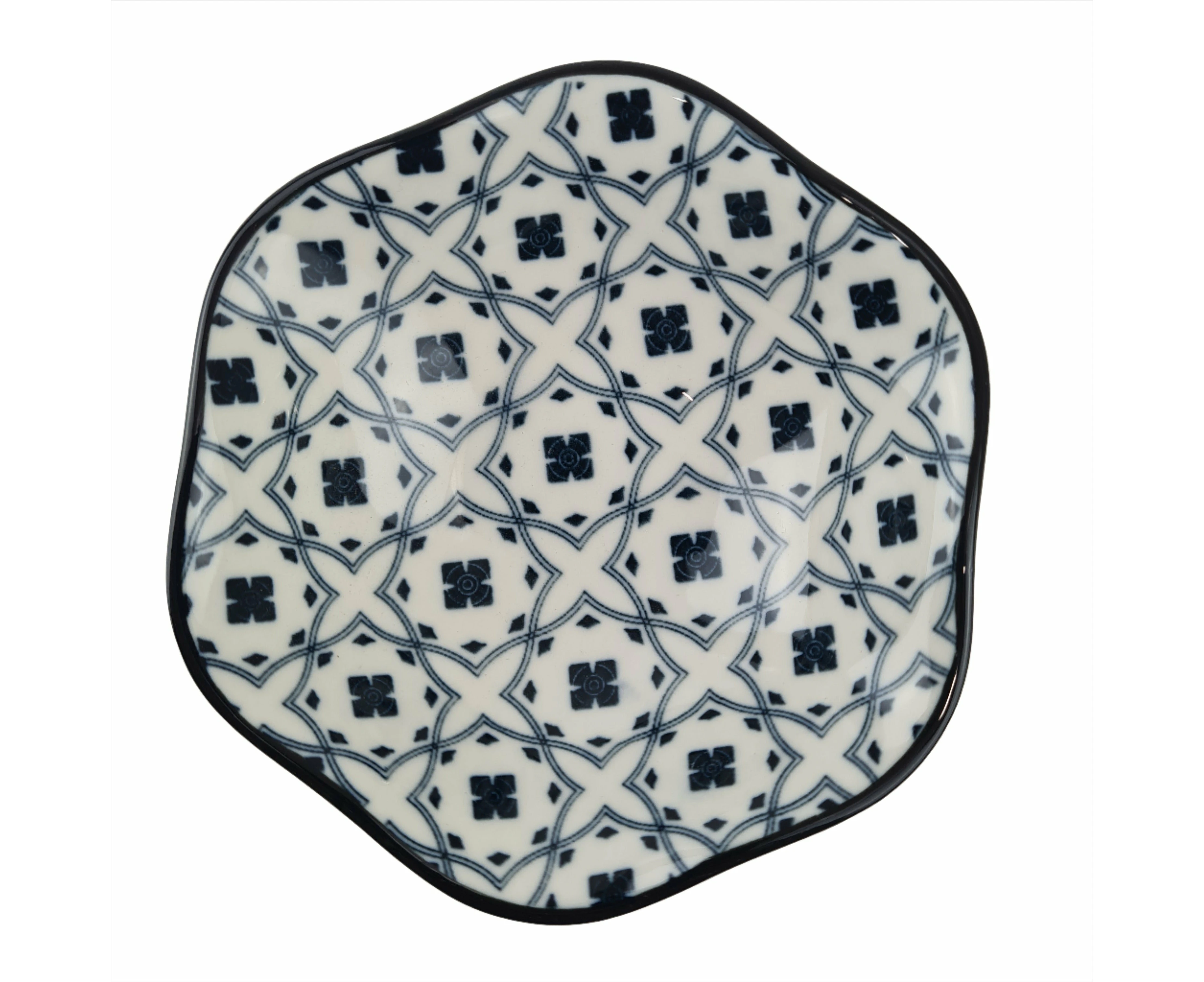 Hexagon style Moroccan Condiment Dish - 10 cm - E, 1