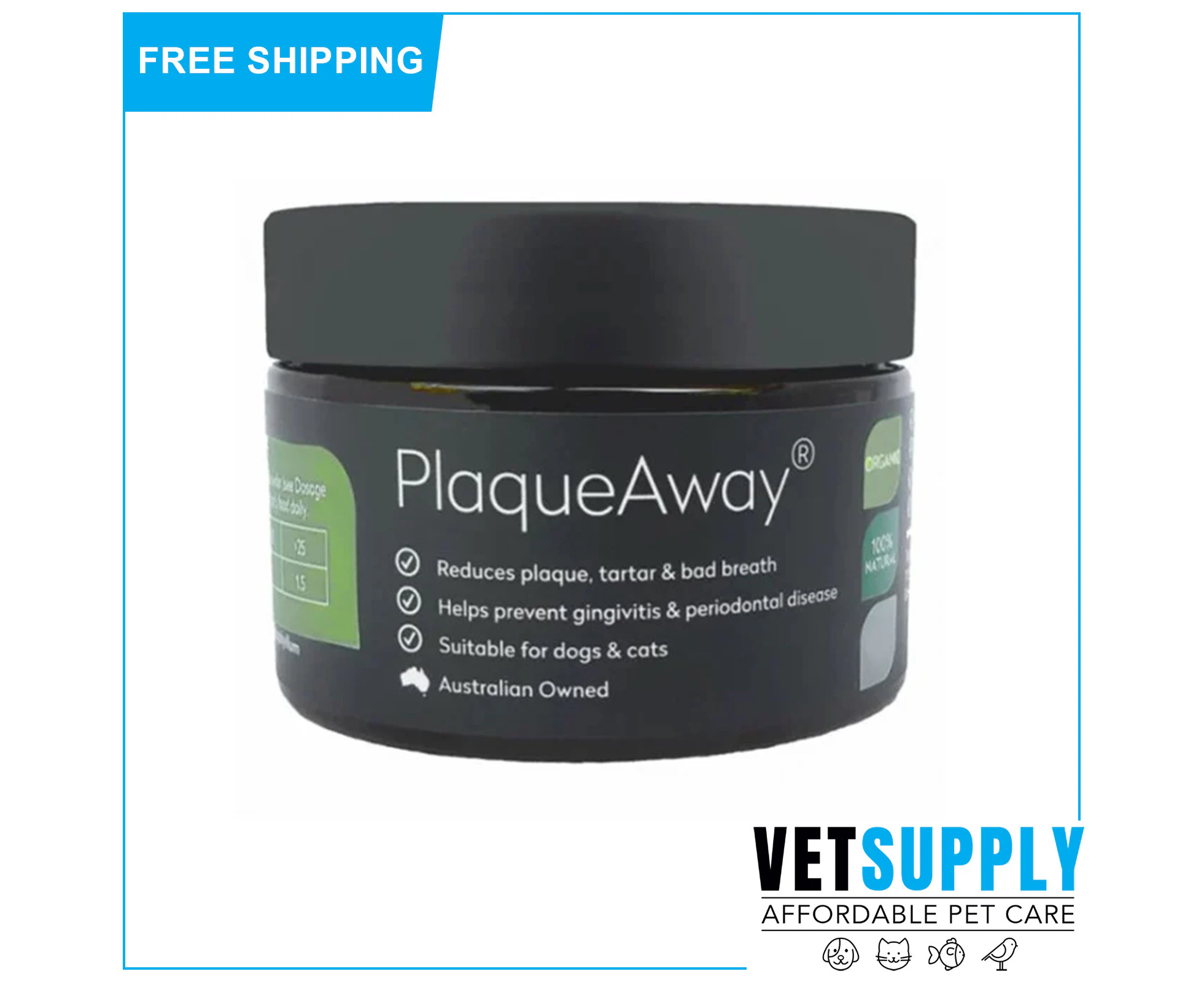 PlaqueAway Dental Care for Dogs and Cats 50 Gm