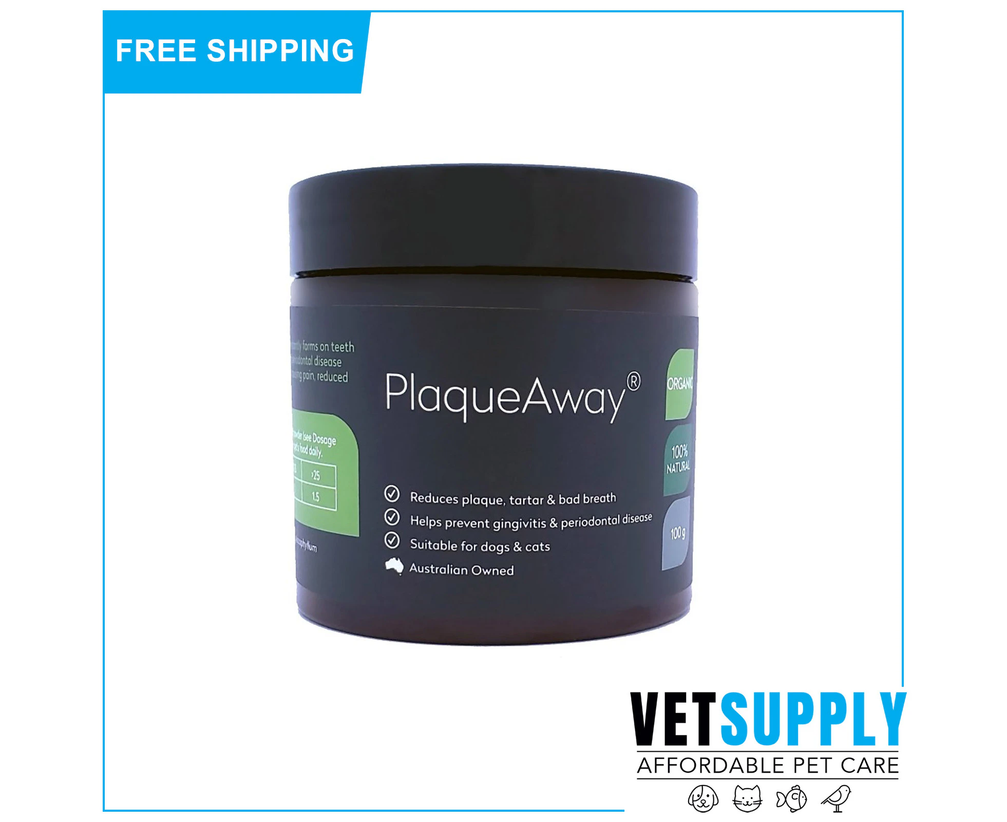 PlaqueAway For dogs & cats - 50gm