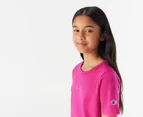 Champion Youth Girls' Script Short Sleeve Tee / T-Shirt / Tshirt - Bo Berry