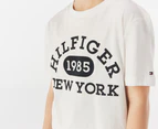 Tommy Hilfiger Youth Boys' 1985 Hilfiger Tee / T-Shirt / Tshirt - White