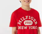 Tommy Hilfiger Youth Boys' 1985 Hilfiger Tee / T-Shirt / Tshirt - Fireworks