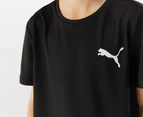 Puma Youth Boys' Active Small Logo Tee / T-Shirt / Tshirt - Puma Black