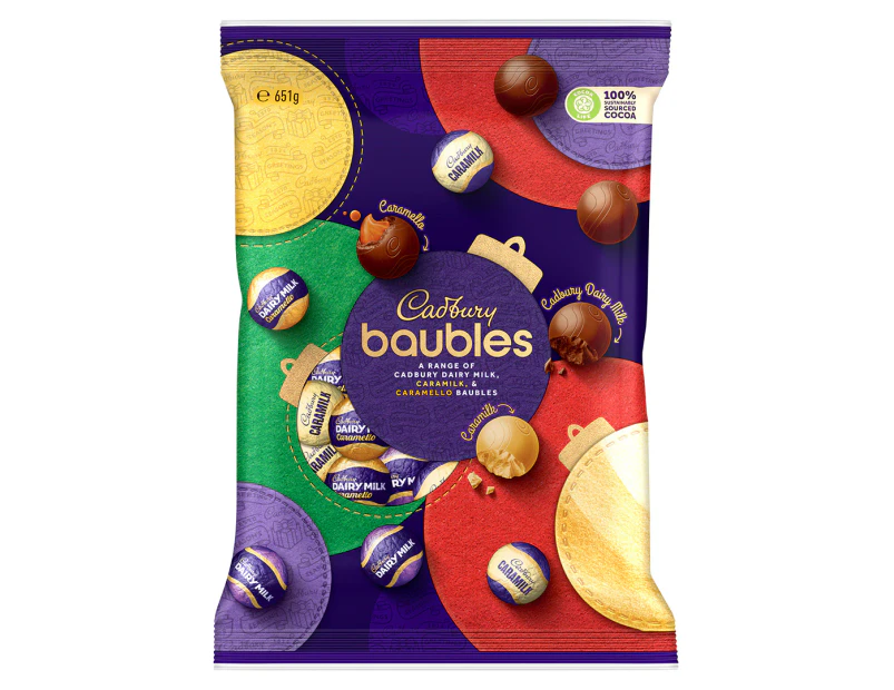 Cadbury Mixed Baubles Bag 651g