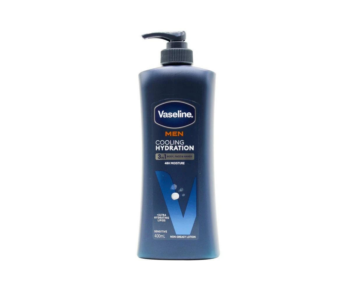 Vaseline Moisturiser Mens Cooling and Hydrating 400mL