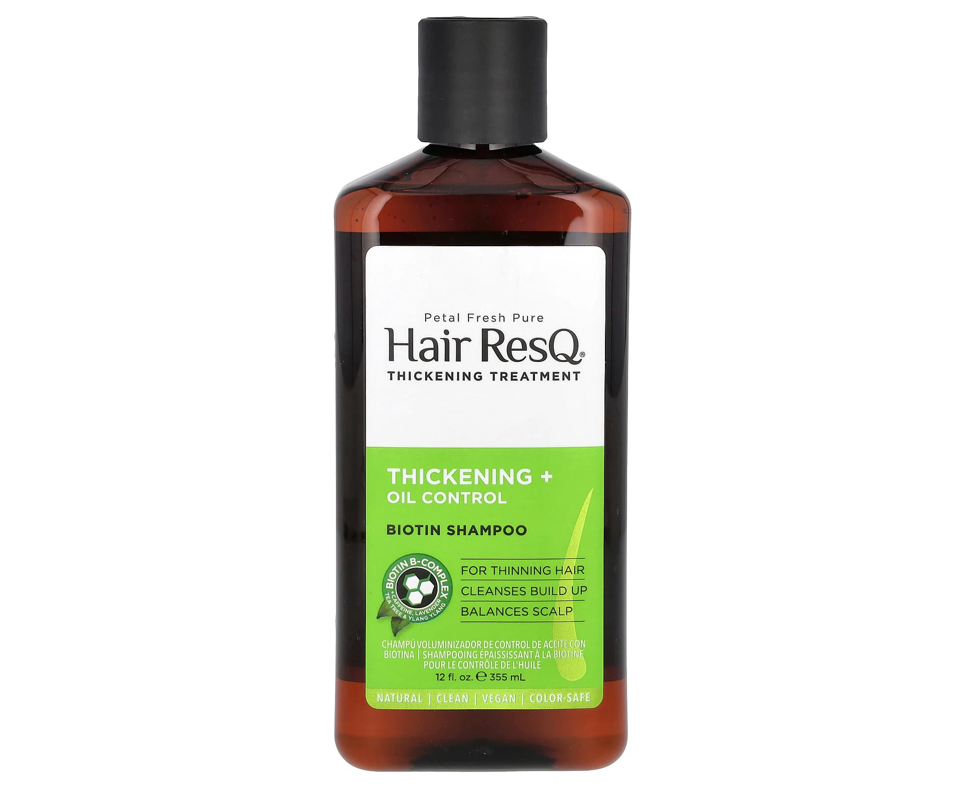 Petal Fresh, Hair ResQ, Biotin Shampoo, Thickening +  Oil Control, 12 fl oz (355 ml)