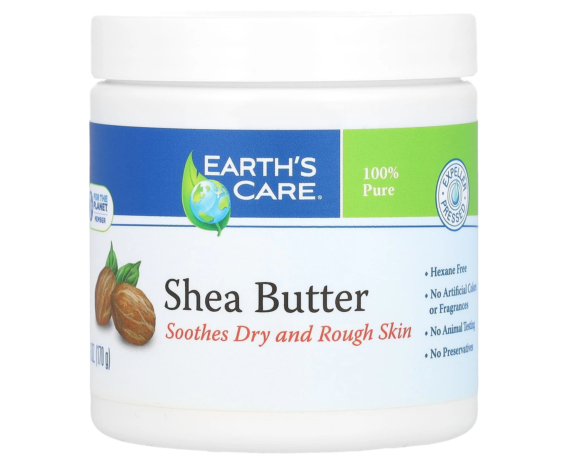 Earth's Care, Shea Butter, 6 oz (170 g)