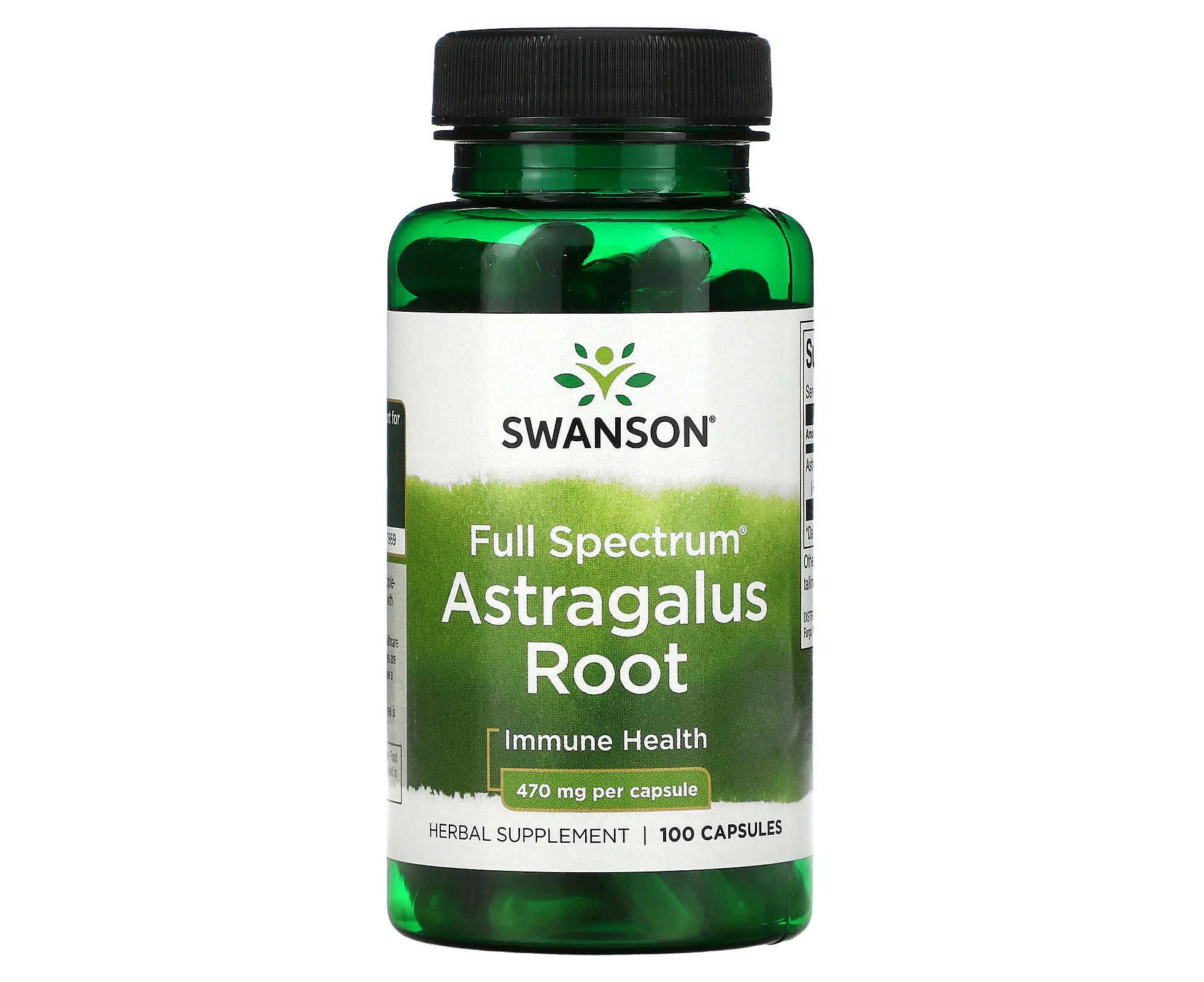 Swanson, Full Spectrum Astragalus Root, 470 mg, 100 Capsules