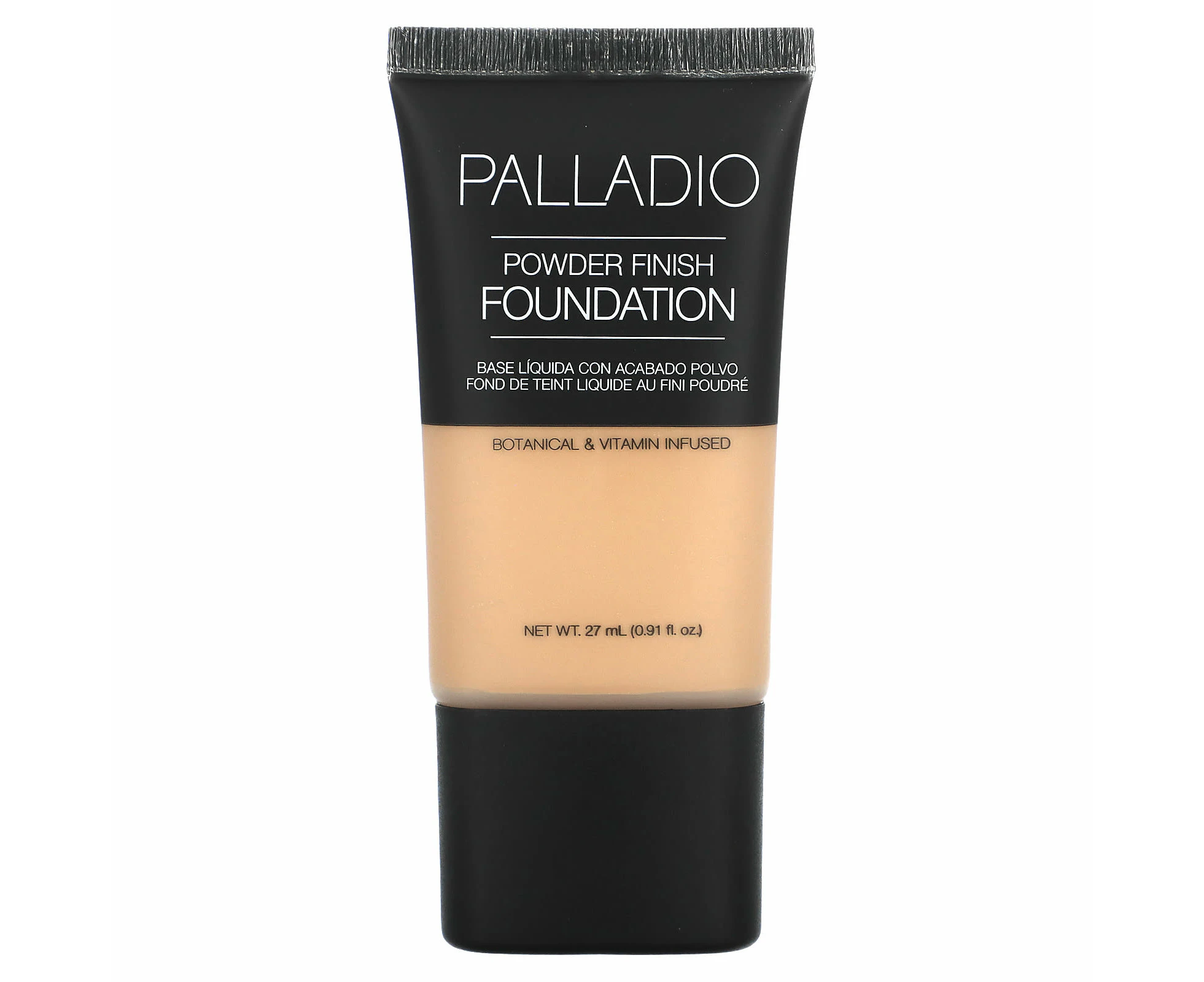 Palladio, Powder Finish Foundation, Sandy Beige PFS04, 0.91 fl oz (27 ml)