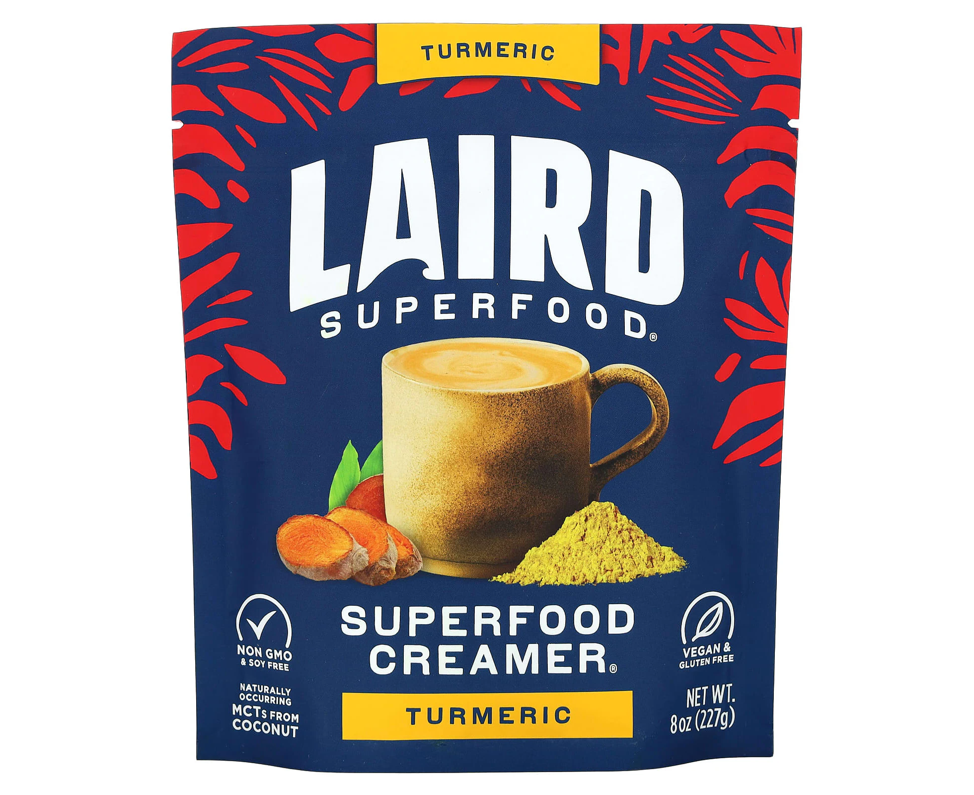 Laird Superfood, Superfood Creamer, Turmeric, 8 oz (227 g)