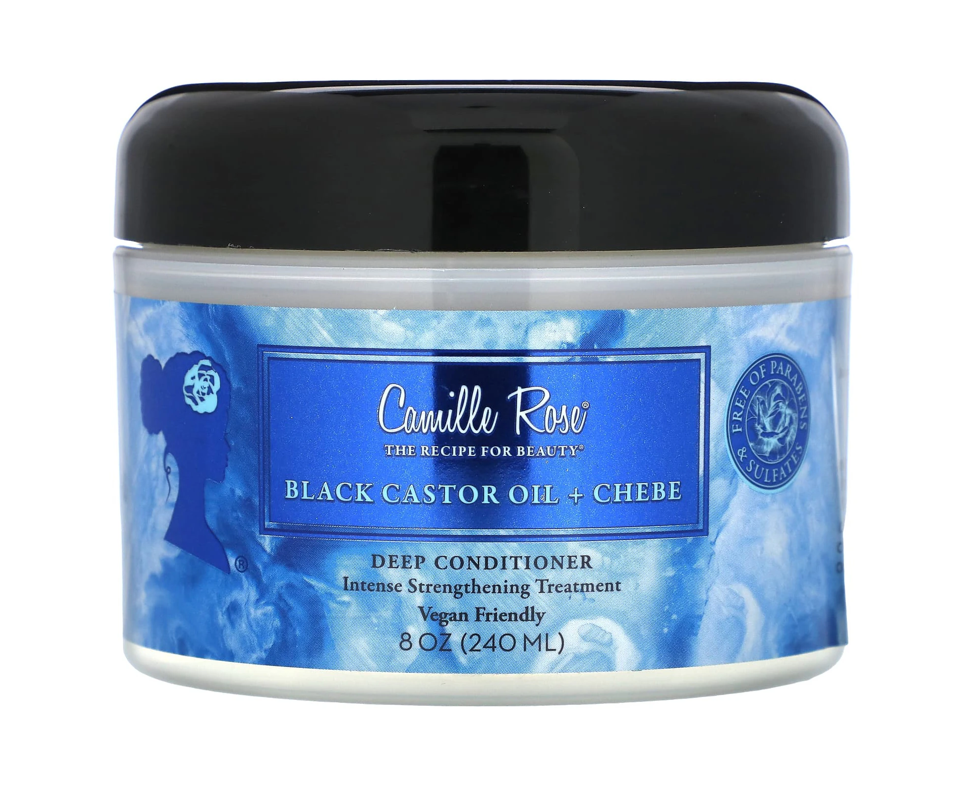 Camille Rose, Black Castor Oil + Chebe, Deep Conditioner, 8 oz (240 ml)