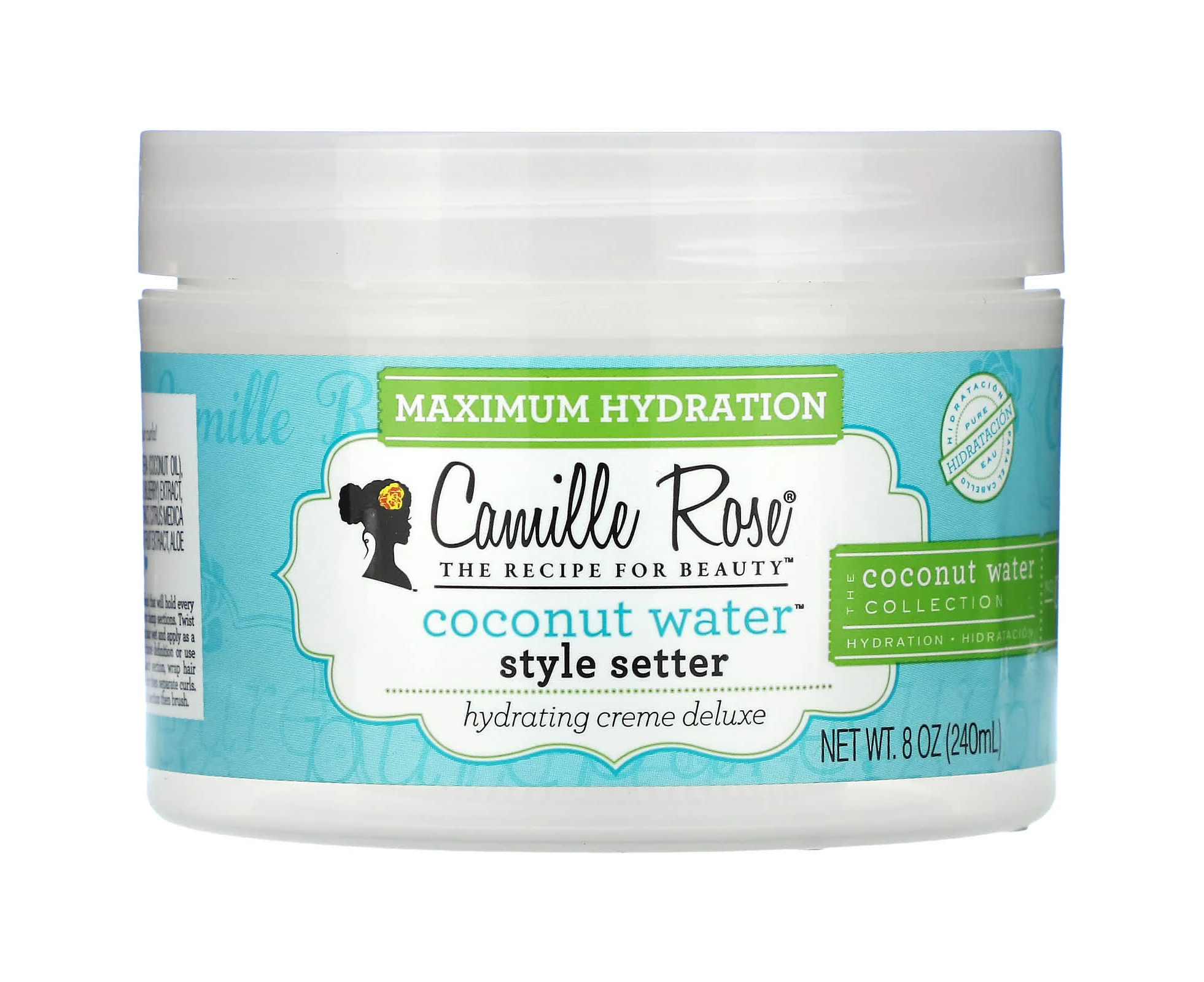 Camille Rose, Coconut Water Style Setter, Maximum Hydration, 8 oz (240 ml)