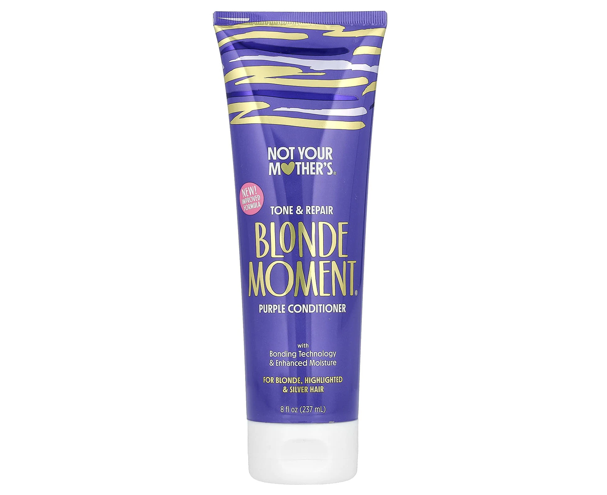 Not Your Mother's, Blonde Moment, Tone & Repair Purple Conditioner, For Blonde, Highlighted & Silver Hair, 8 fl oz (237 ml)