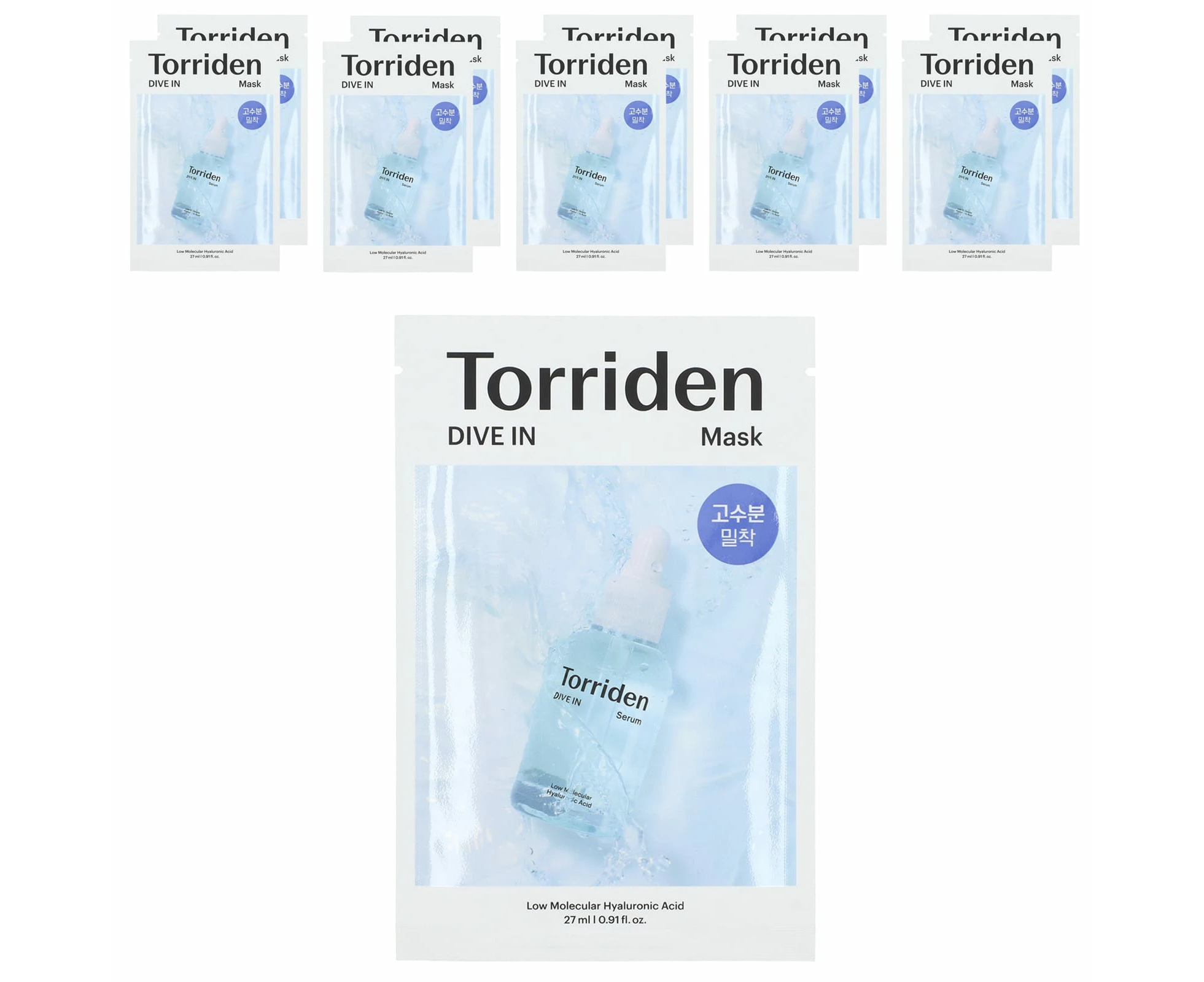 TORRIDEN DIVE-IN LOW MOLECULAR HYALURONIC ACID MASK 1 BOX (5 MASKS)