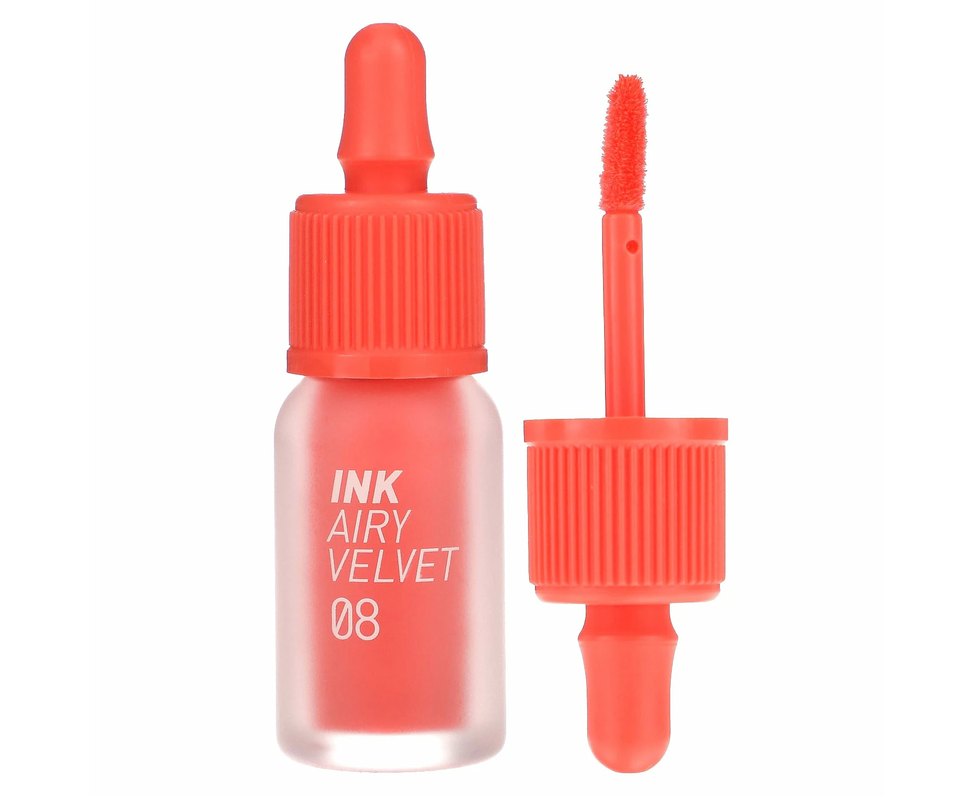 Peripera, Ink Airy Velvet Lip Tint, 08 Pretty Orange Pink, 0.14 oz (4 g)