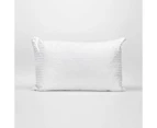 Luxury Quilted Pillow - High Profile, White