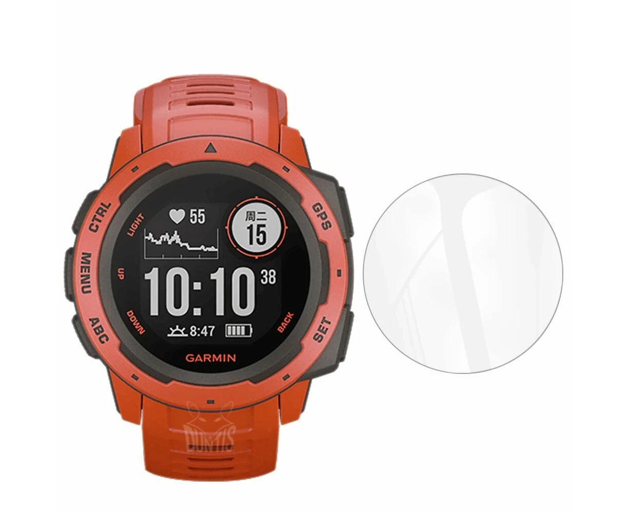 Tempered Glass Screen Protector compatible with the Garmin Instinct Range