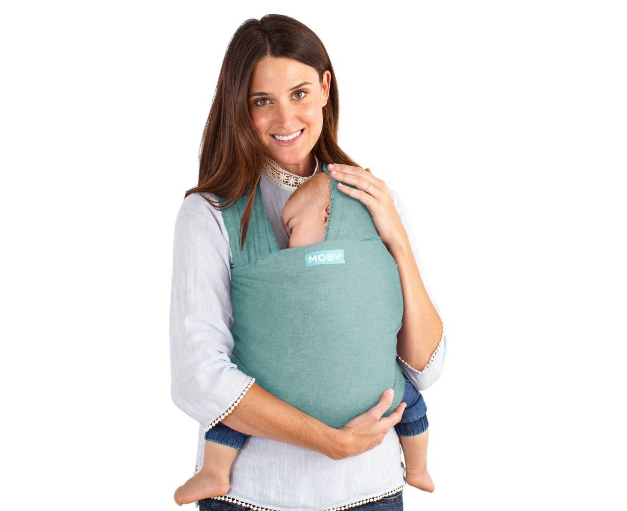 Moby Elements Wrap Baby/Infant Cotton Adjustable Travel Body Carrier Hydro