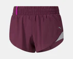 Puma Women's Run 5k Woven 3" Shorts - Grape Wine