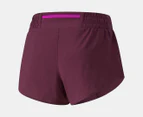 Puma Women's Run 5k Woven 3" Shorts - Grape Wine