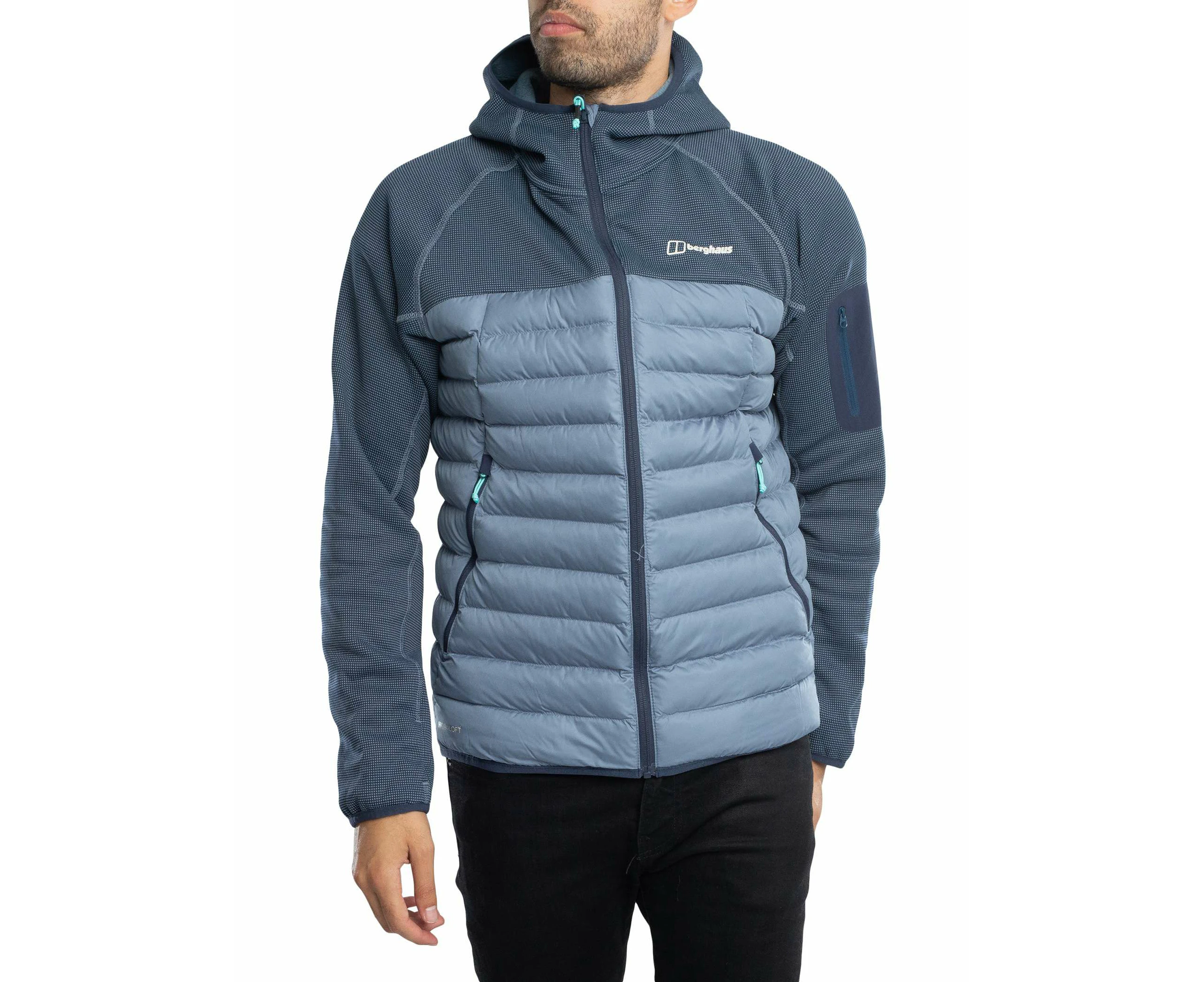 Berghaus Men's URB Pravitale Hybrid Synthetic Insulated Jacket - Blue