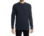 Superdry Men's Textured Knit Jumper - Blue