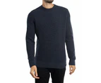 Superdry Men's Textured Knit Jumper - Blue