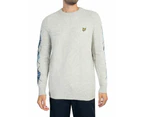 Lyle & Scott Men's Argyle Sleeve Knit - Grey