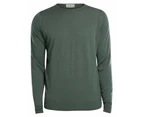 John Smedley Men's Marcus Crew Neck Knit - Green