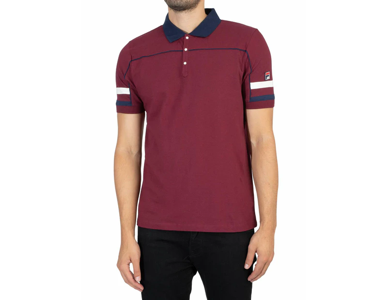 Fila Men's Grandslam Polo Shirt - Red