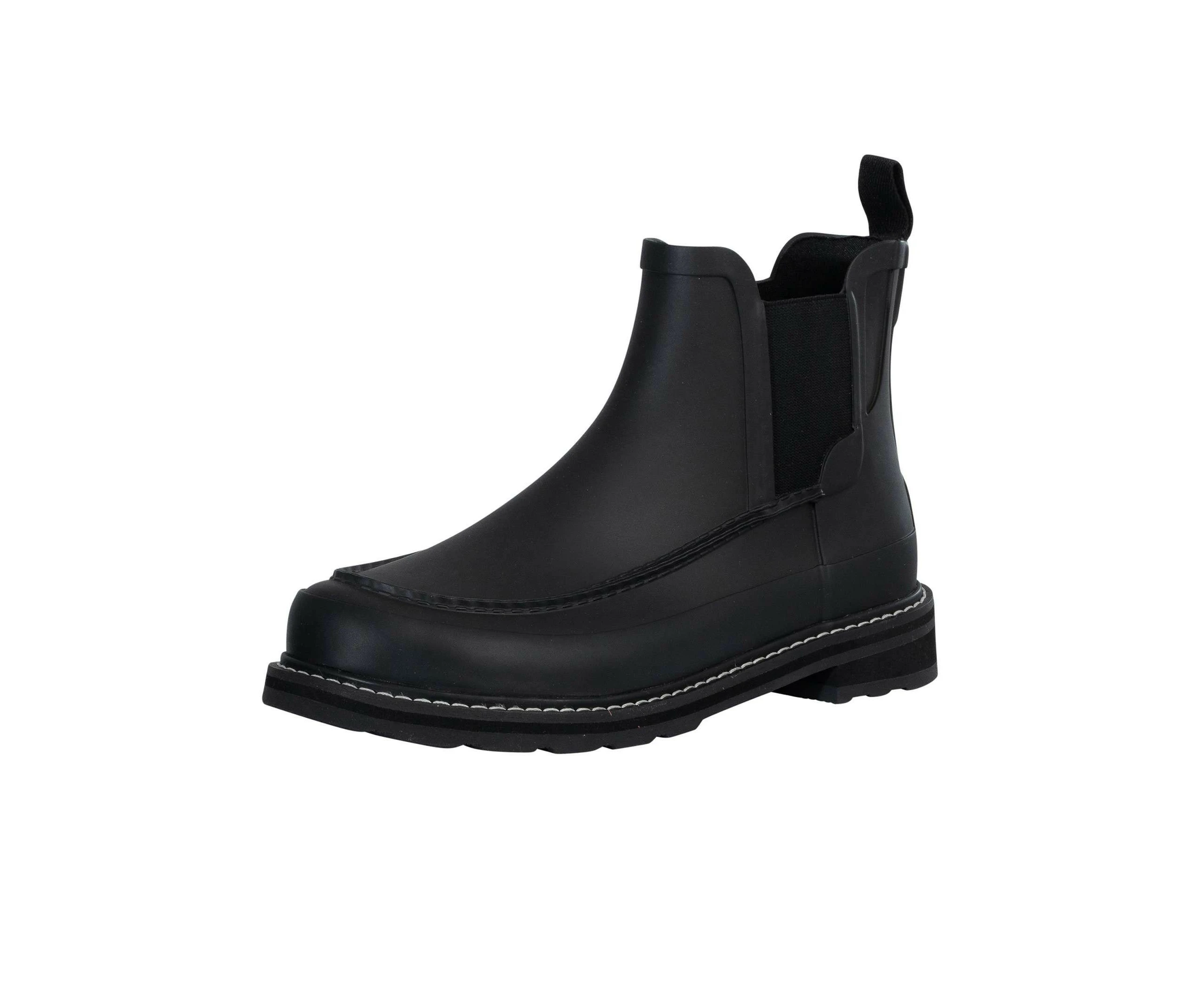 Hunter Men's Chelsea Moc Toe Wellington Boots - Black