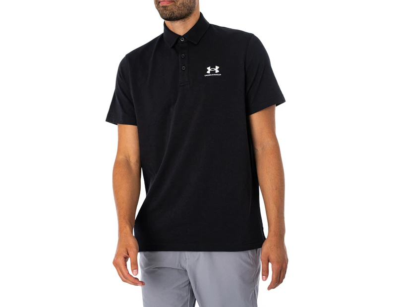 Under Armour Men's Icon Loose Polo Shirt - Black