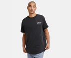 Silent Theory Men's Chase Tee / T-Shirt / Tshirt - Washed Black