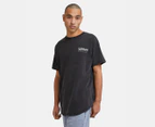 Silent Theory Men's Chase Tee / T-Shirt / Tshirt - Washed Black