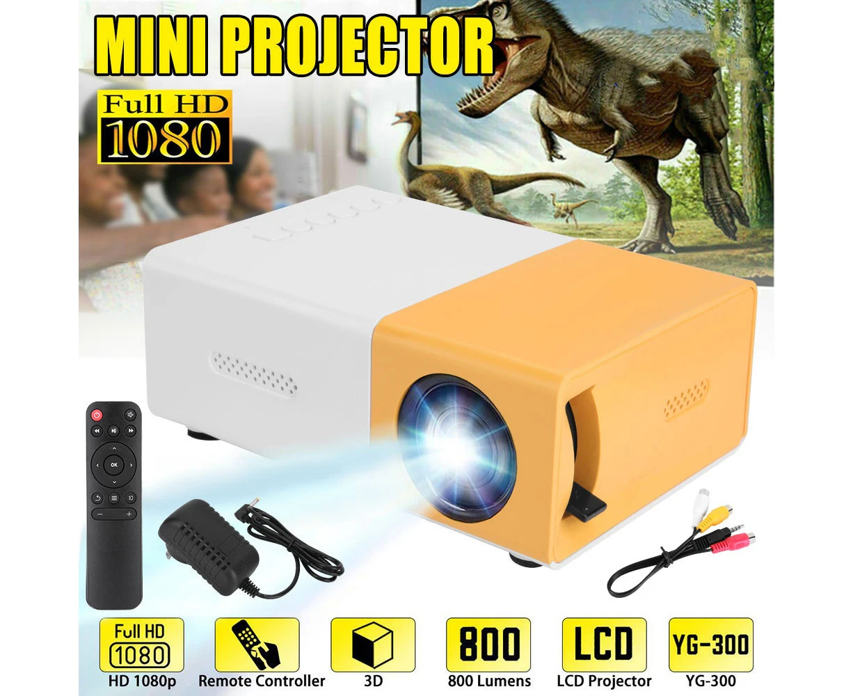 Mini Projector Portable Movie Projector Native 1080P Full Hd Support Kids Gift Home Theater With Speaker