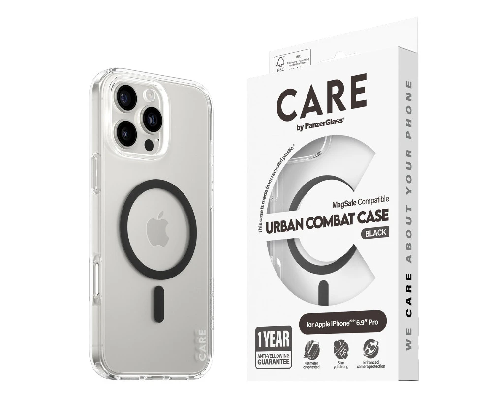 CARE by Panzer Flgship (MS) Case -iPhone 16 Pro Max - Black