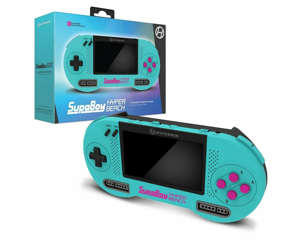 Hyperkin SupaBoy Portable Pocket Console for SNES (Blue)