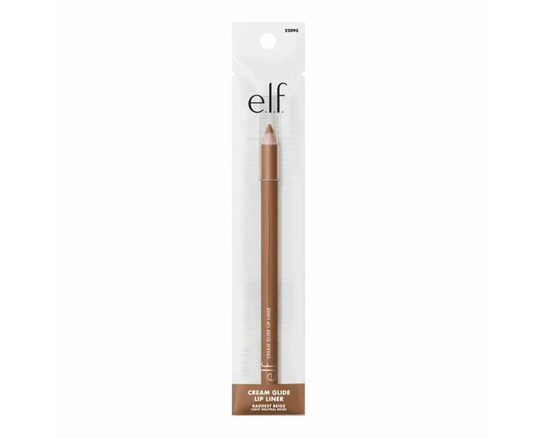 e.l.f. Cream Glide Lip Liner - Baddest Beige