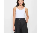 Target Linen Blend Shorts