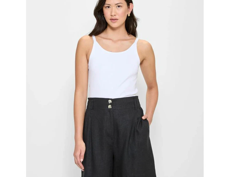 Target Linen Blend Shorts