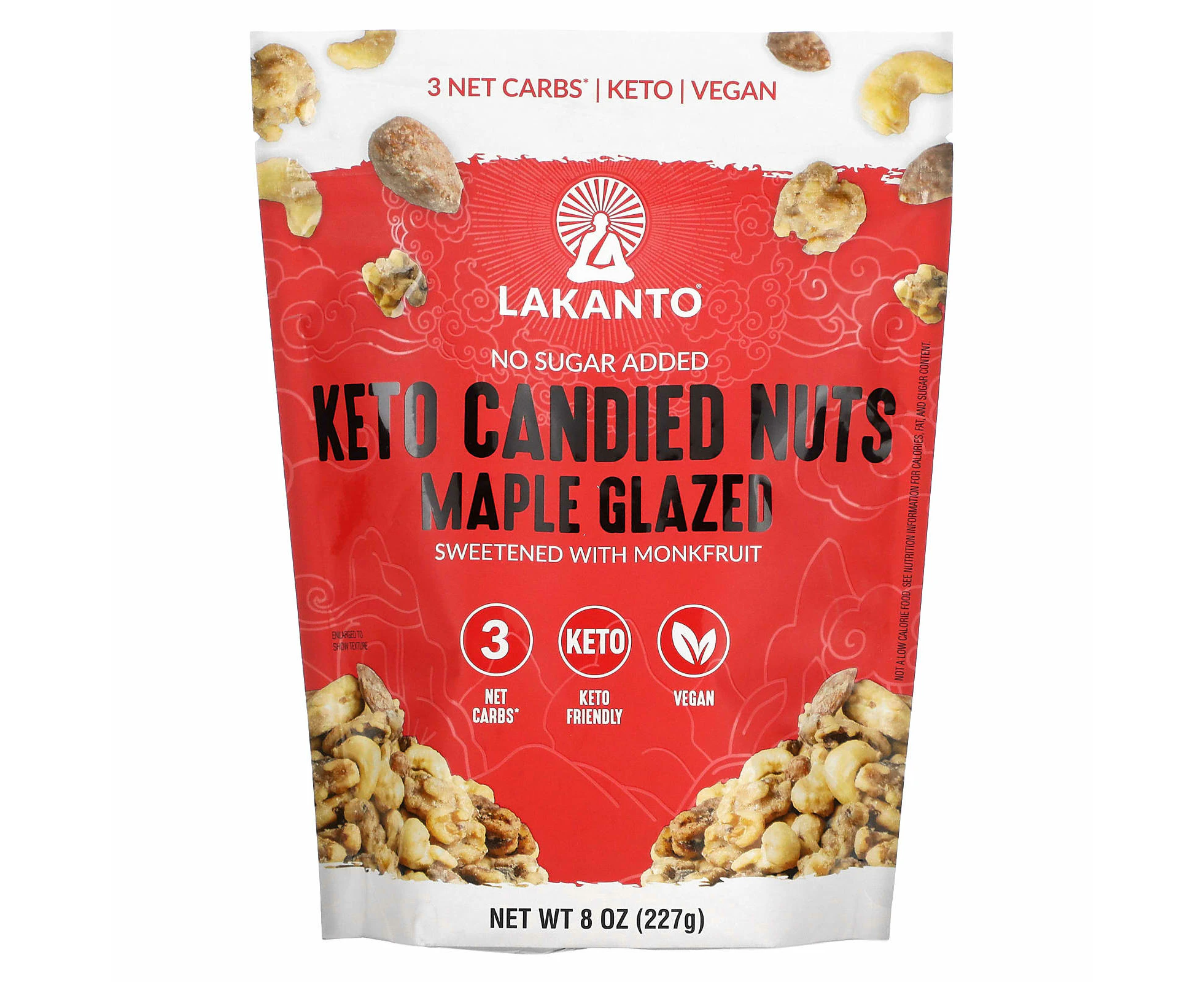 Lakanto, Keto Candied Nuts, Maple Glazed, 8 oz (227 g)