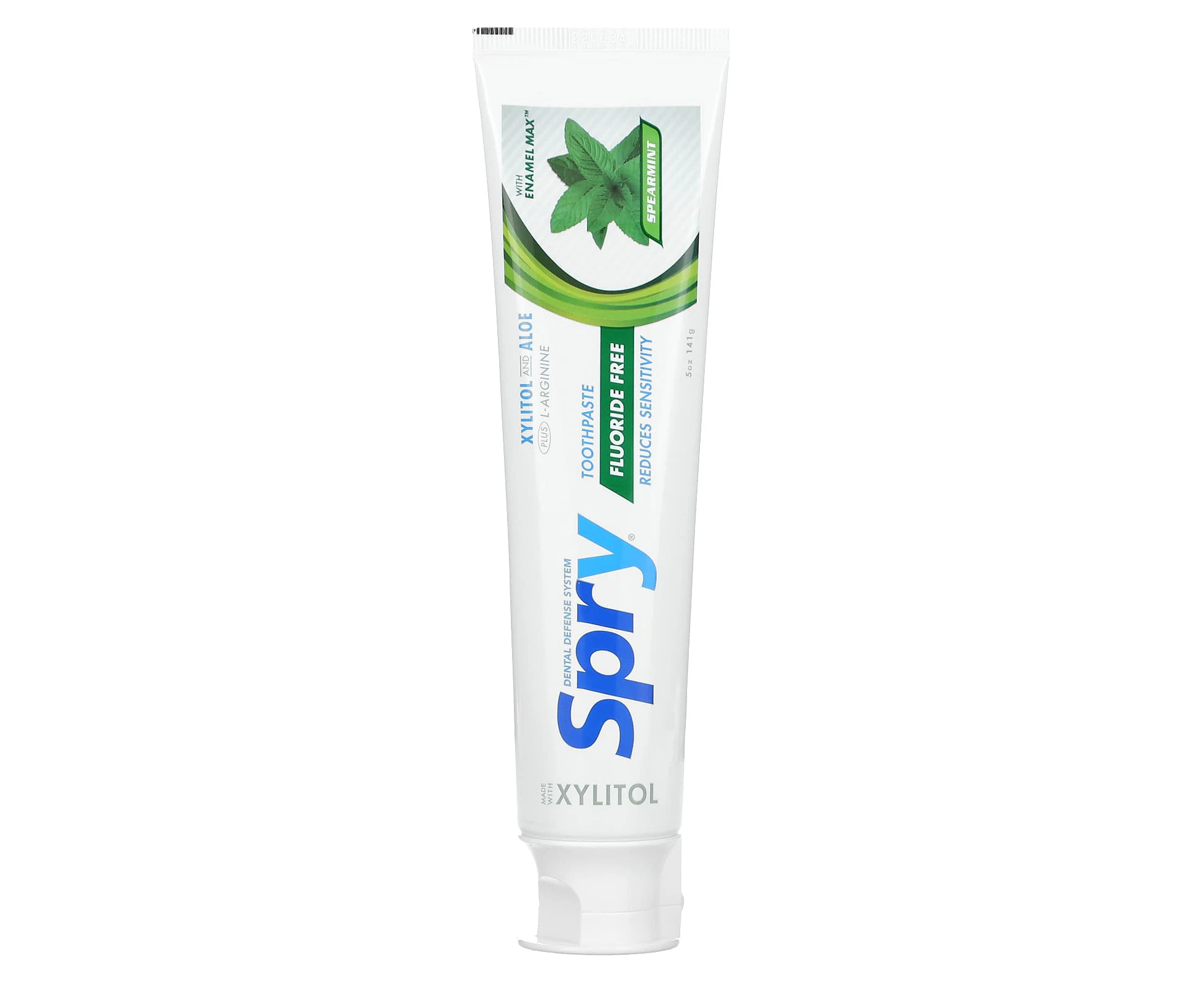 Xlear, Natural Spry Toothpaste, Fluoride Free, Spearmint, 5 oz (141 g)