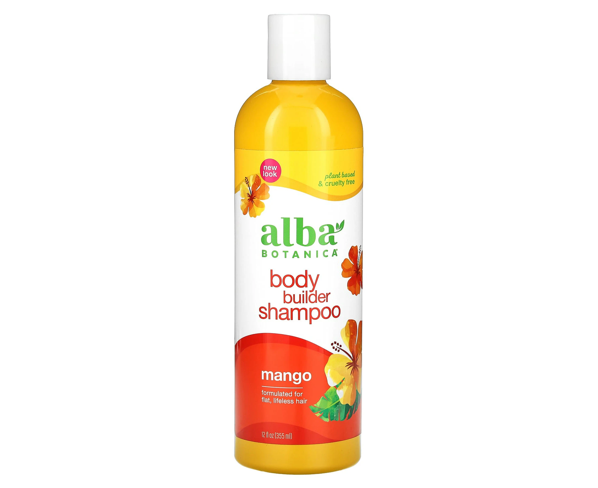 Alba Botanica, Body Builder Shampoo, Mango, 12 fl oz (355 ml)