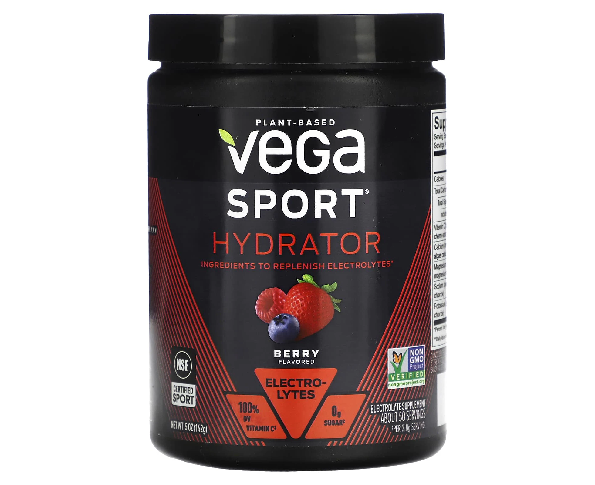 Vega, Sport, Plant-Based Hydrator, Berry, 5 oz (142 g)