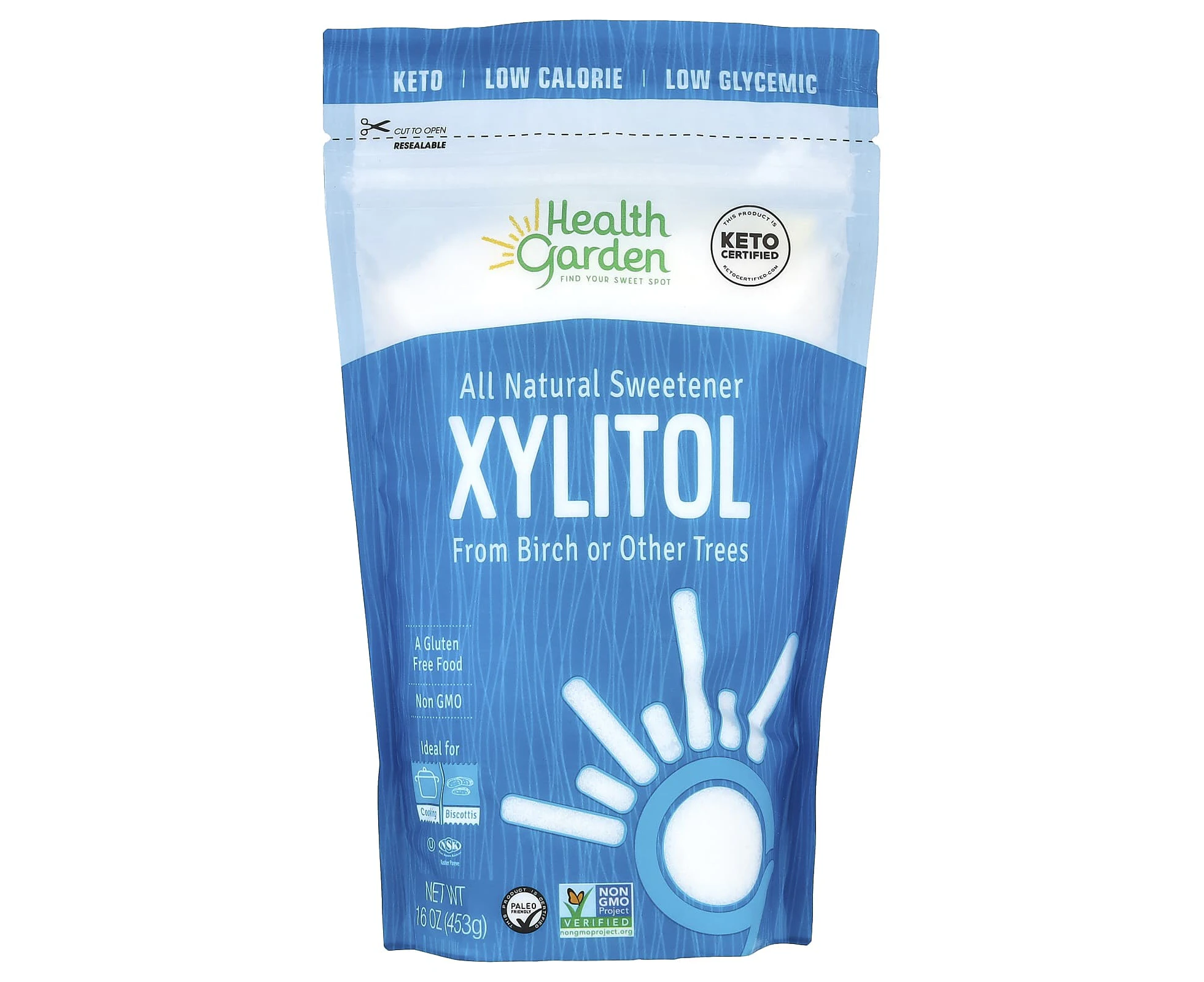 Health Garden, Xylitol, All Natural Sweetener, 16 oz (453 g)