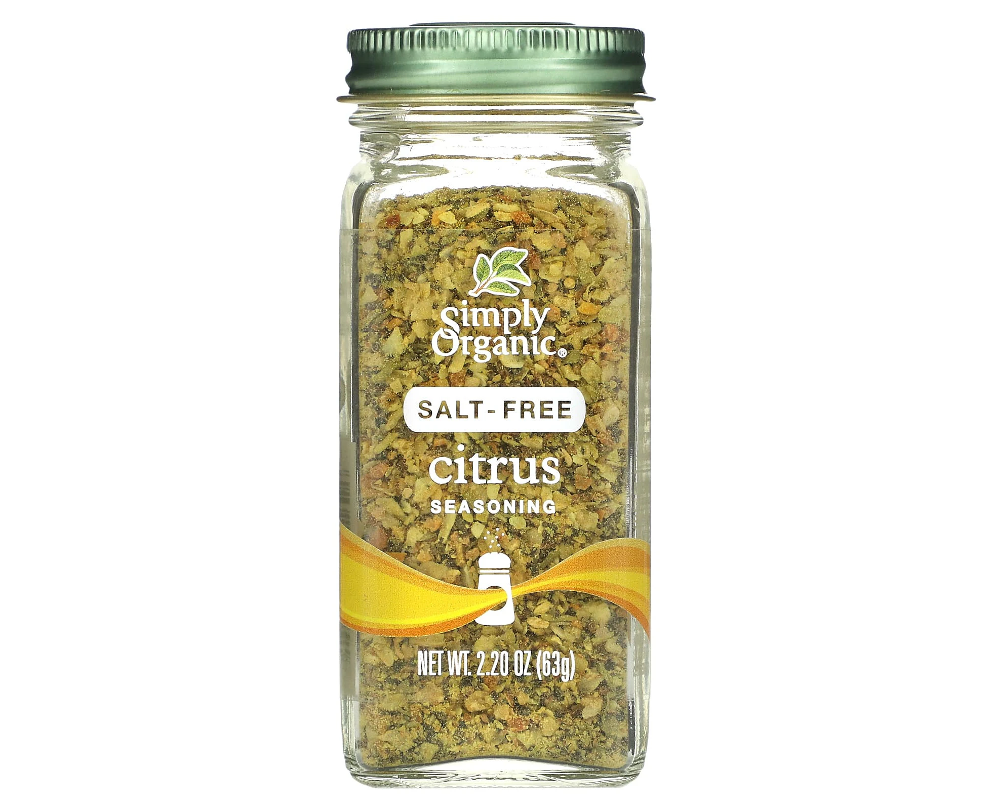 Simply Organic, Citrus Seasoning, Salt-Free, 2.2 oz (63 g)