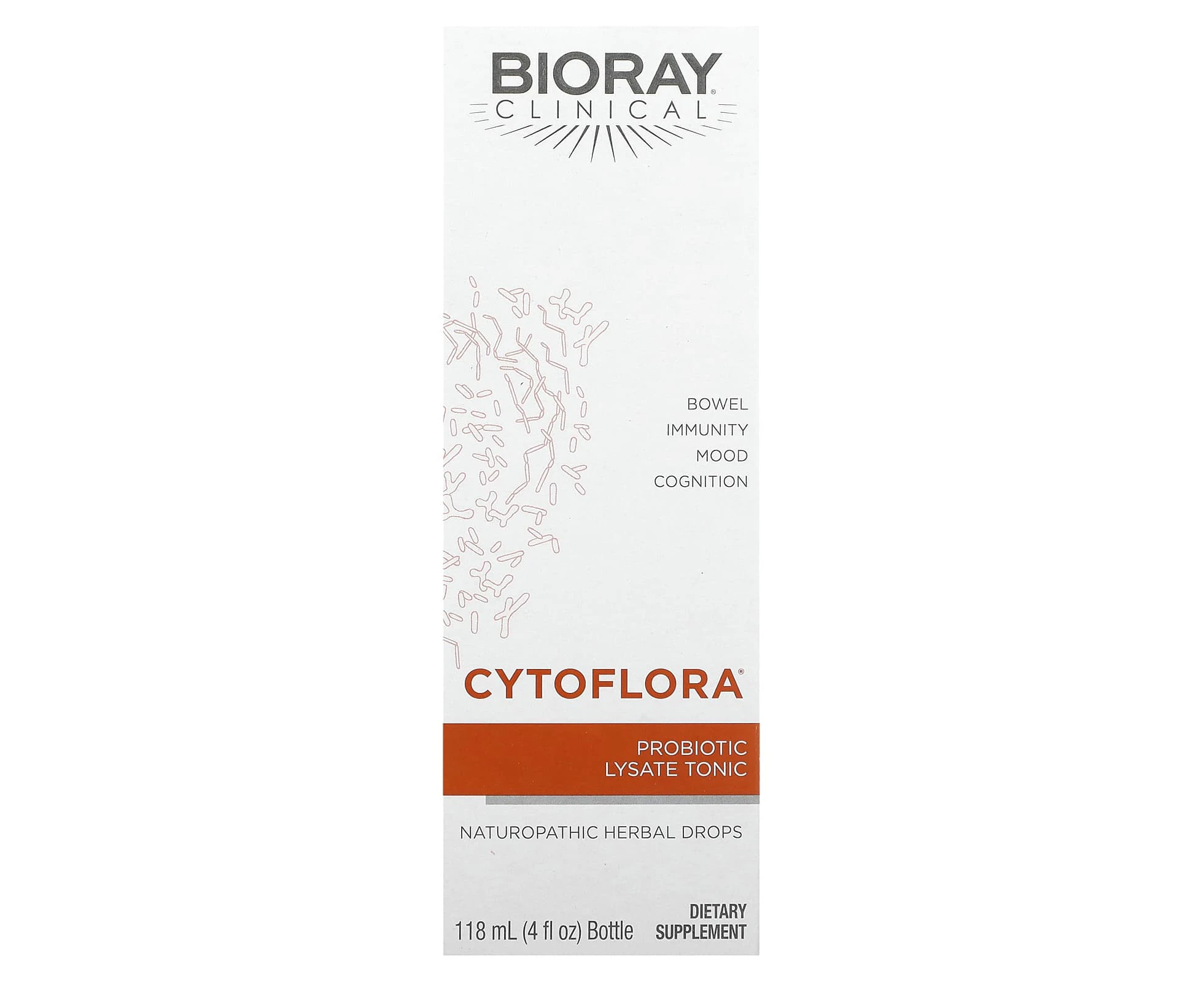 Bioray, CytoFlora, Probiotic Lysate Tonic, 4 fl oz (118 ml)