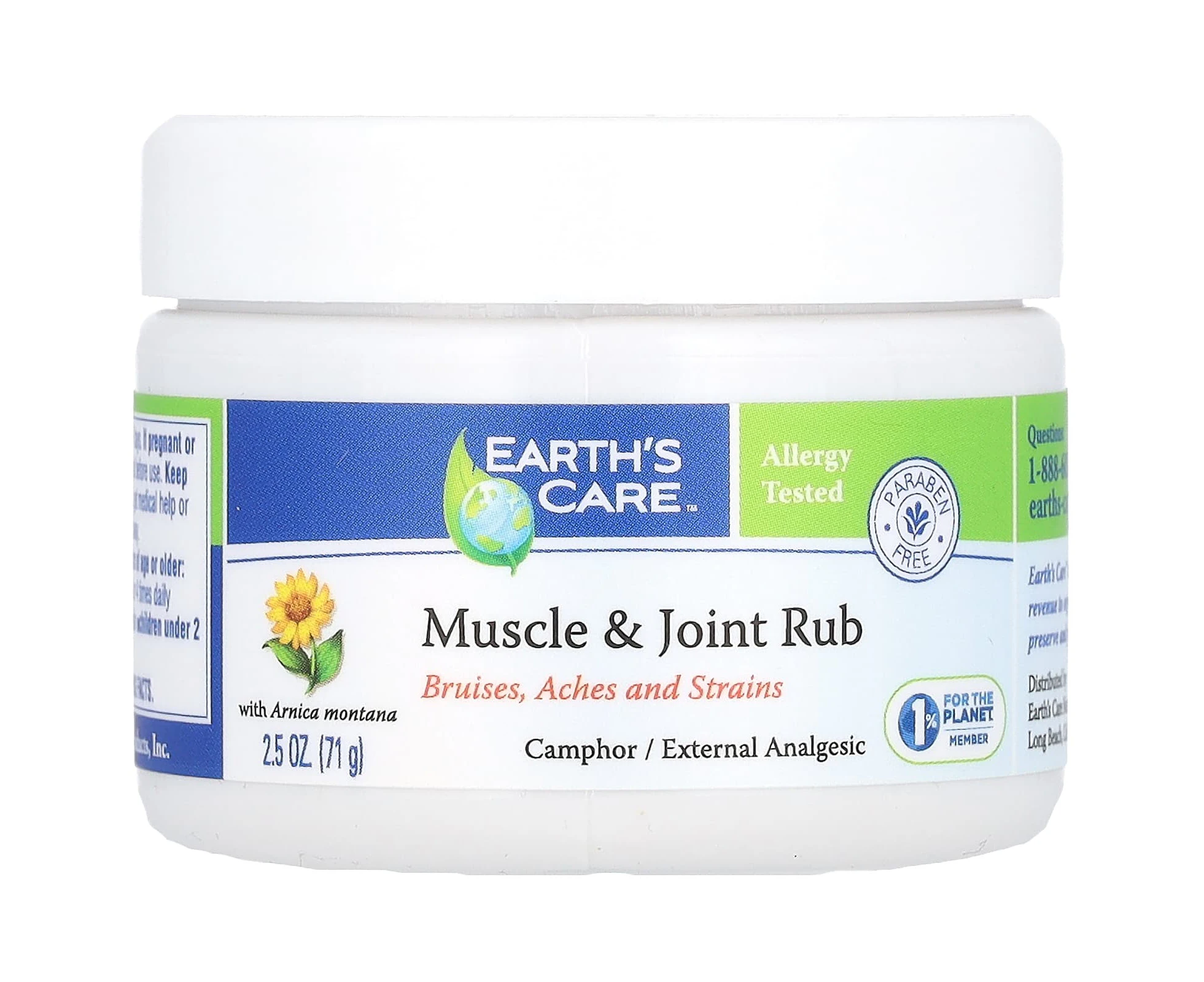 Earth's Care, Muscle & Joint Rub, 2.5 oz (71 g)