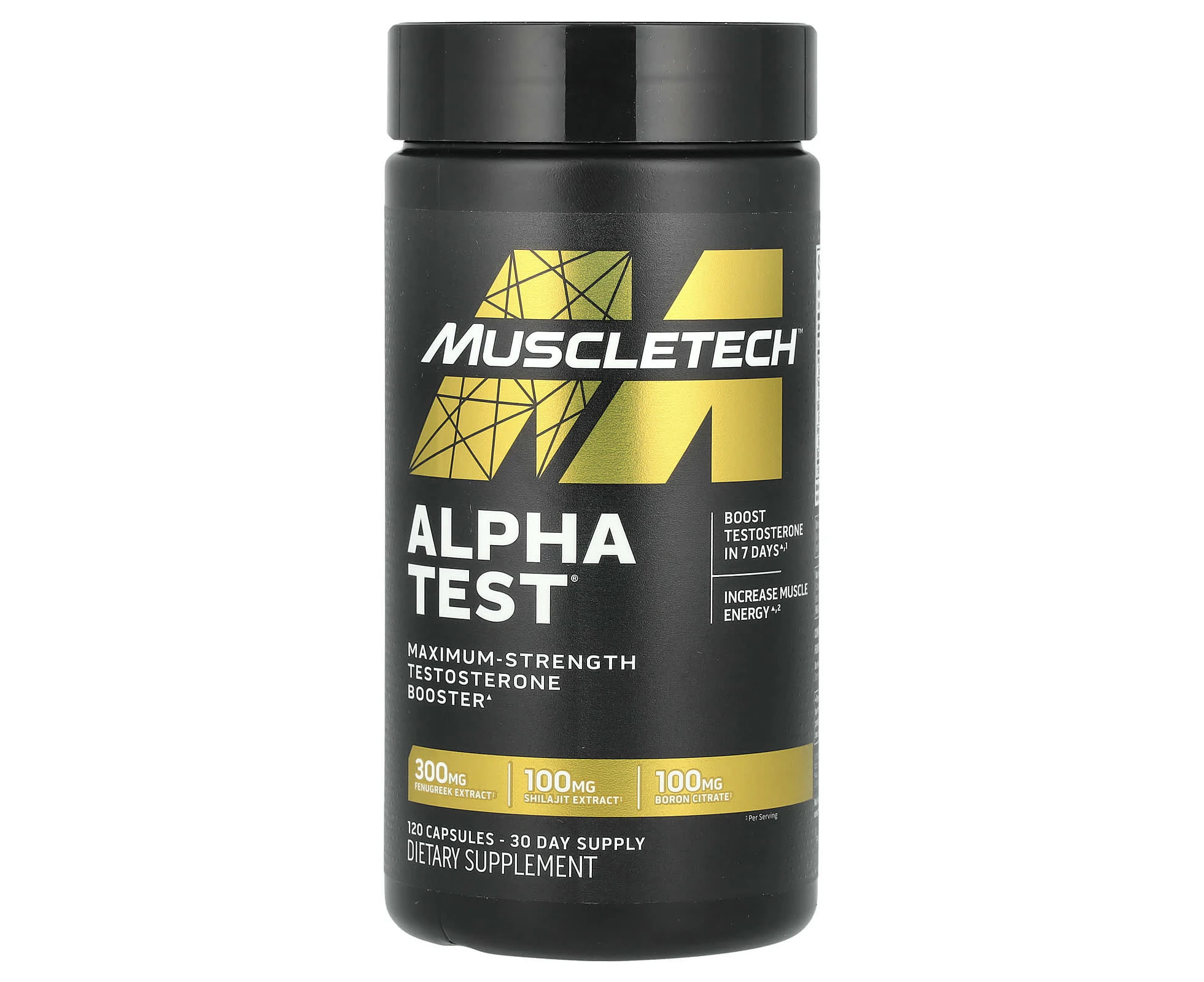 MuscleTech, Alpha Test, 120 Capsules