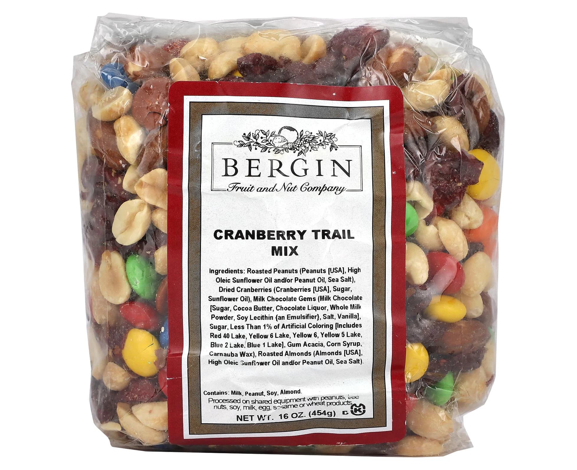 Bergin Fruit and Nut Company, Cranberry Trail Mix, 16 oz (454 g)